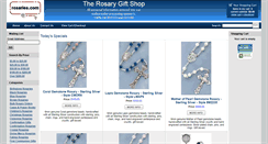 Desktop Screenshot of giftshop.rosaries.com