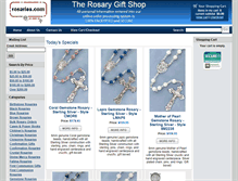 Tablet Screenshot of giftshop.rosaries.com